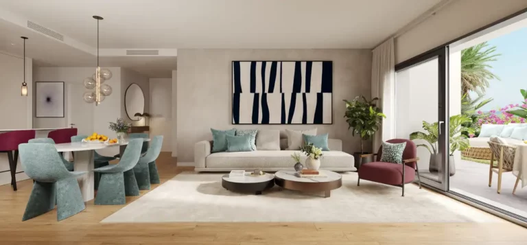 ALLI-F1-B2 | Two bed accommodation spacious 207m² Casares area with private 108m² terrace